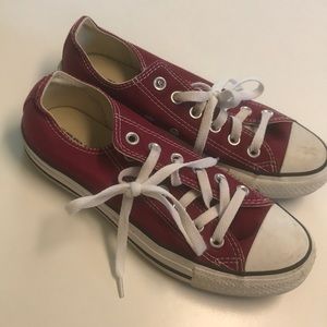 Maroon Converse
